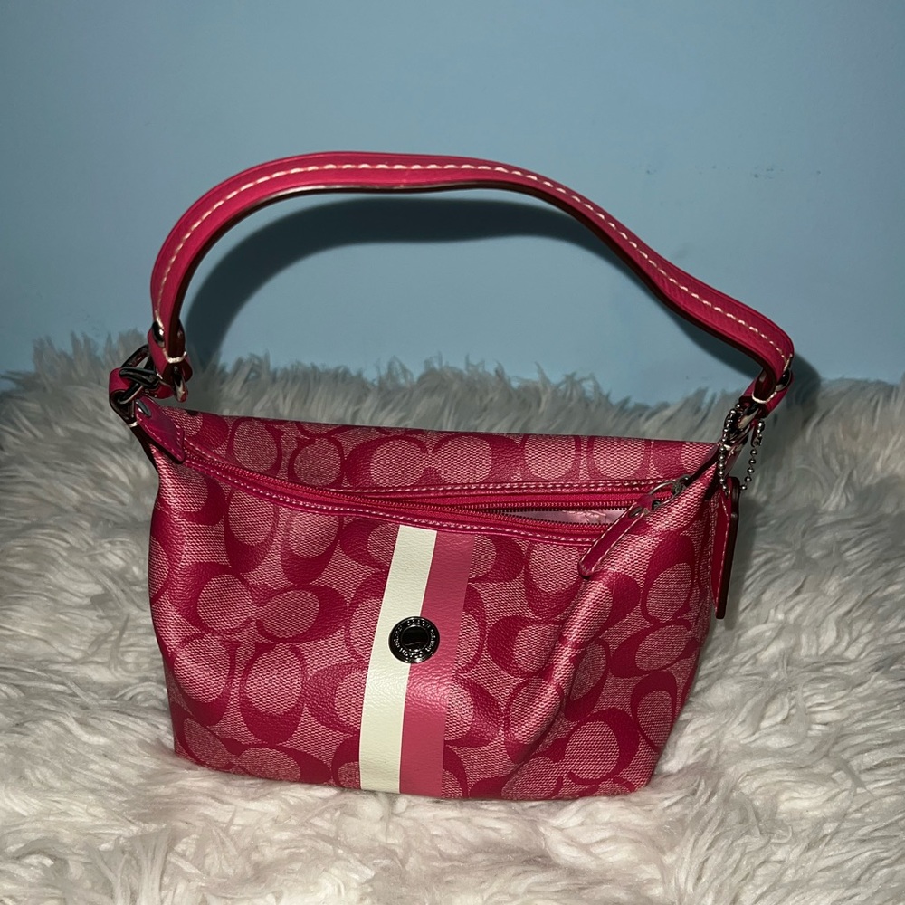 Coach pink shoulder bag